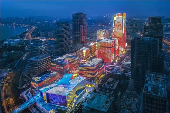 央視上海國際傳媒港亮化工程1-信達電通