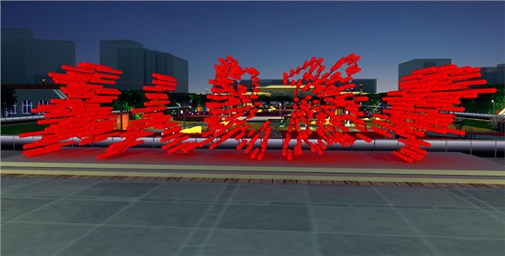 延安中軸線夜景規(guī)劃設(shè)計