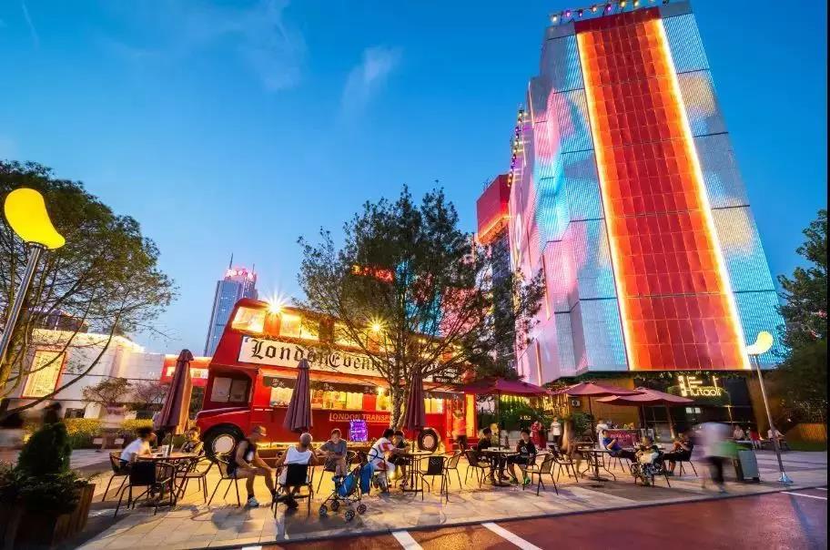 信達電通&mdash;西安高新區咖啡街區亮化