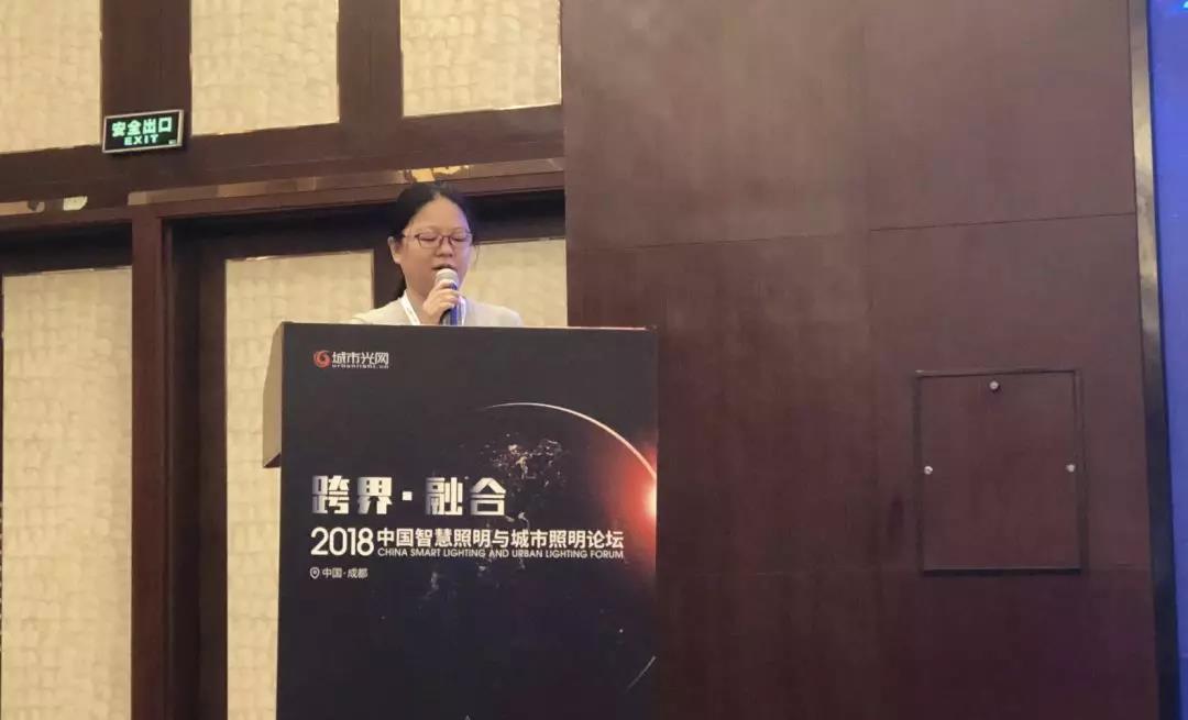 四川省電氣照明學會常務(wù)理事長黃云飛女士