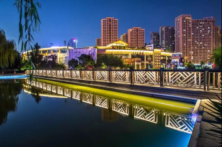 城市建筑燈光秀