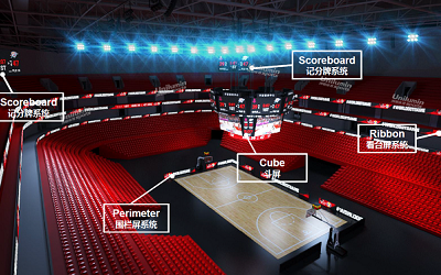 684.4平方米圍欄屏，洲明科技助力歐洲超級(jí)杯！