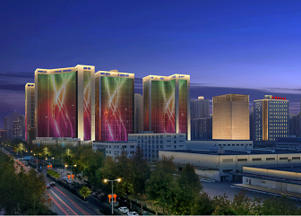 西安經(jīng)開藍(lán)海風(fēng)、賽格商圈夜景規(guī)劃設(shè)計