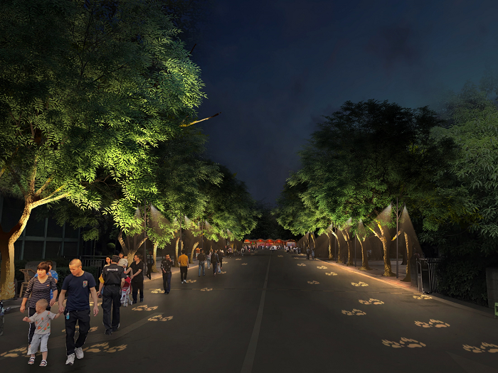 成都動(dòng)物園景觀燈光照明